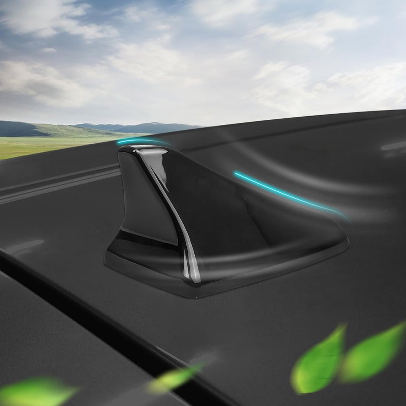 DSISIMO Auto Car Shark Fin Antenna Cover Cap Decorative Roof Aerial Base Replacement Compatible with for 2014-2020 Kia Optima Sonata Elantra Sedan Accessories Replacement for 96219 D5000EBQK - Image 4